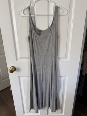 Olivia Rae Gray Sleeveless Maxi Dress
